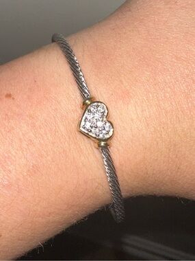 John Medeiros Bracelet with Heart Gold-Tone Accent